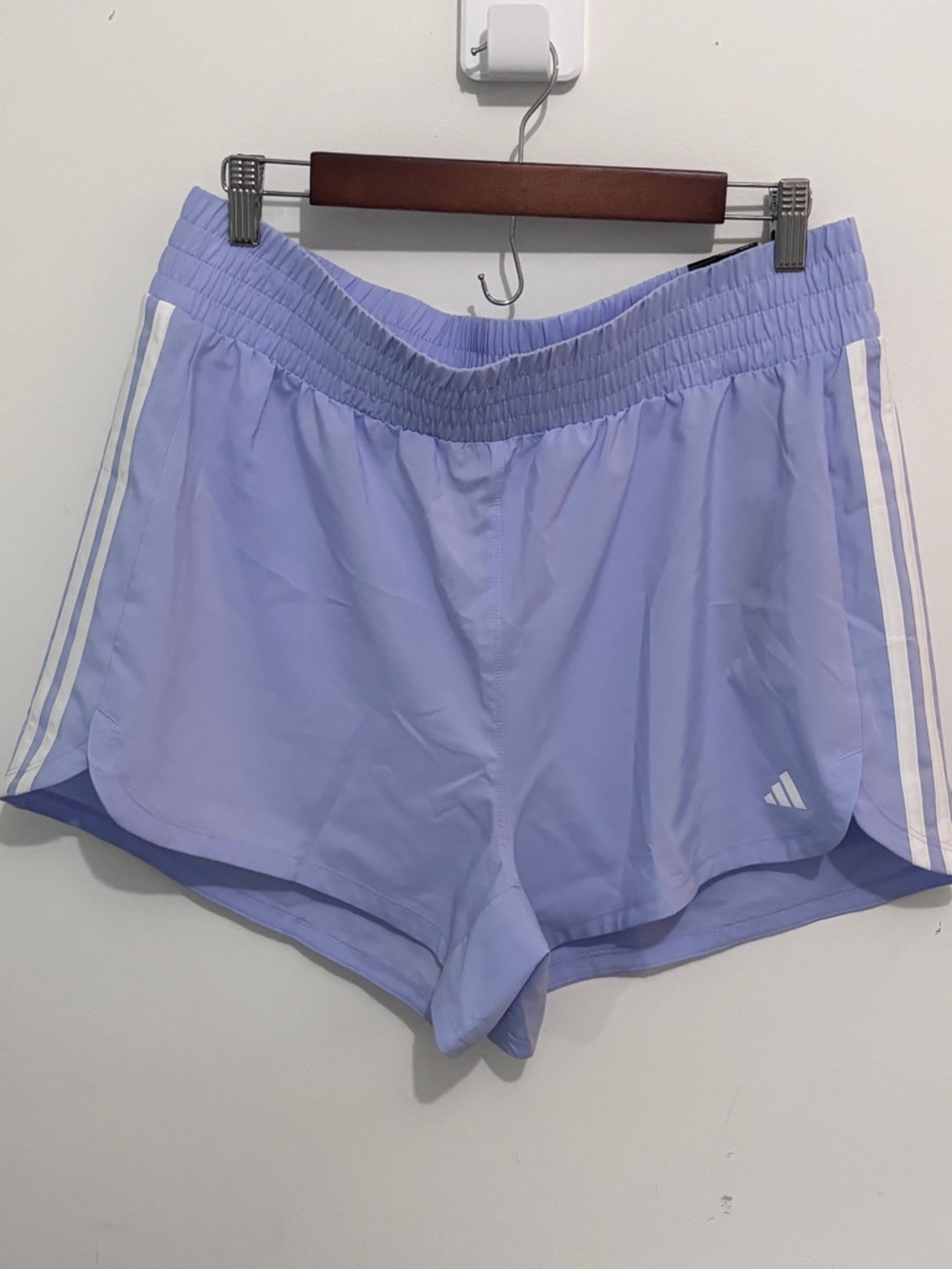 adidas Women’s Pacer Shorts with White Stripes